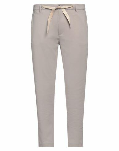 Squad² Man Pants Grey Polyester, Viscose, Elastane Cover