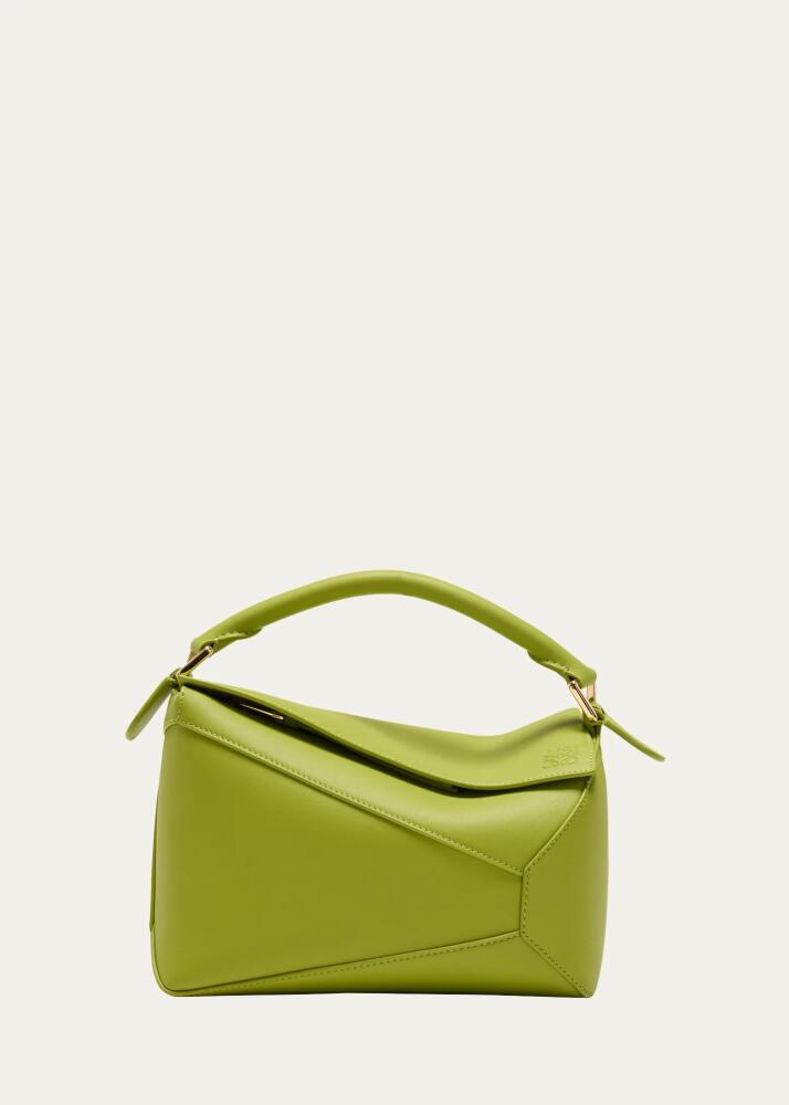 Loewe Puzzle Edge Small Top-Handle Bag in Leather Cover