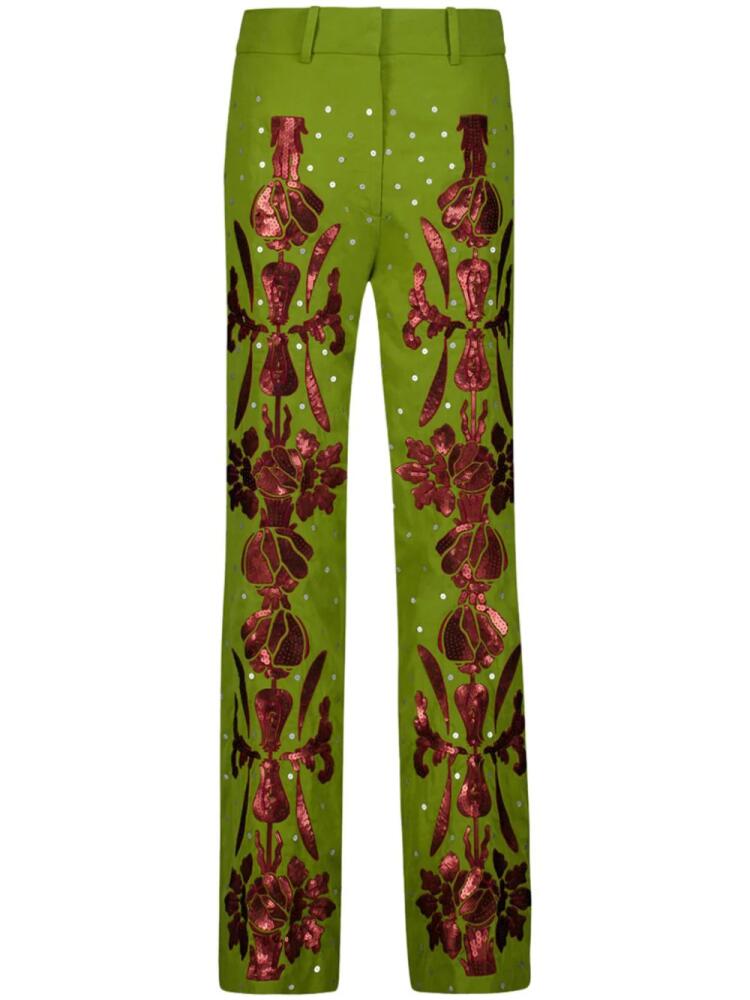 PAULA Vega trousers - Green Cover