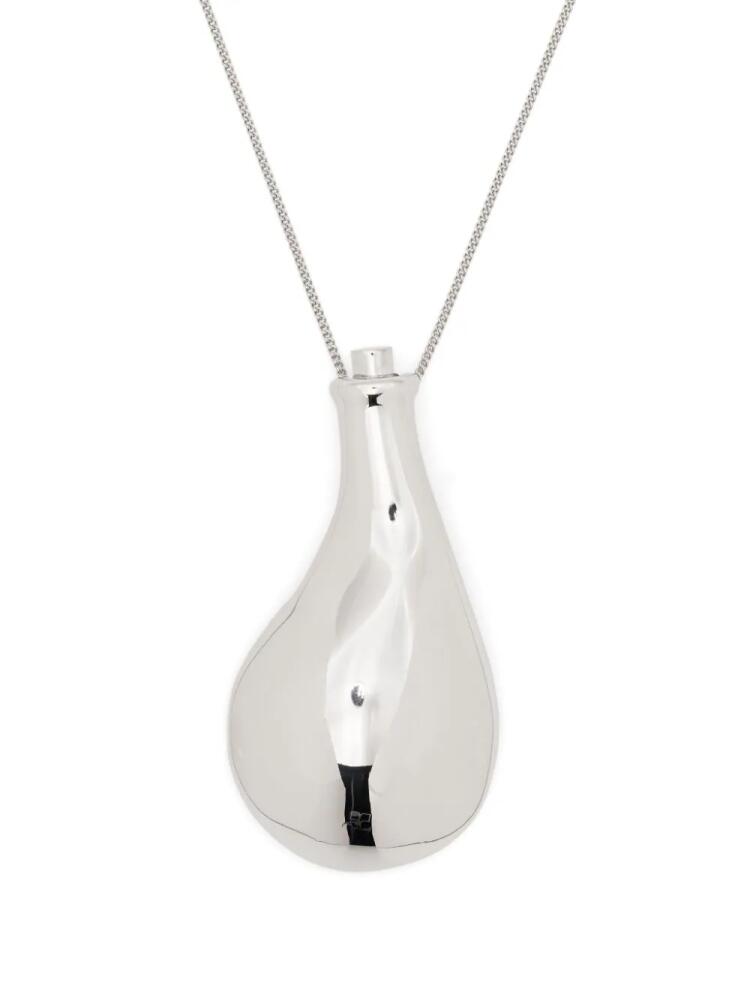 Courrèges Flask-pendant necklace - Silver Cover