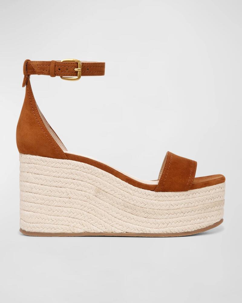 Veronica Beard Gianna Suede Platform Espadrilles Cover