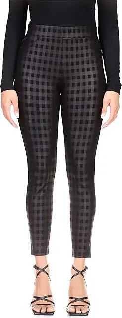 Sanctuary Runway Ponte Leggings With Functional Pockets In Cambridge Plaid (Coated Plaid) Women's Casual Pants Cover