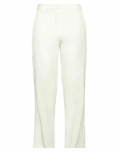 Silvian Heach Woman Pants White Polyester, Elastane Cover