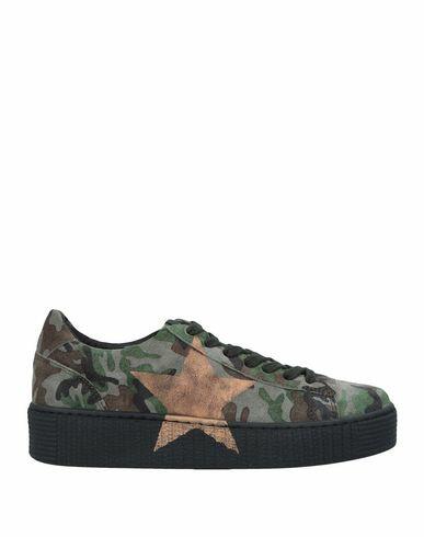 Nira Rubens Woman Sneakers Military green Soft Leather Cover