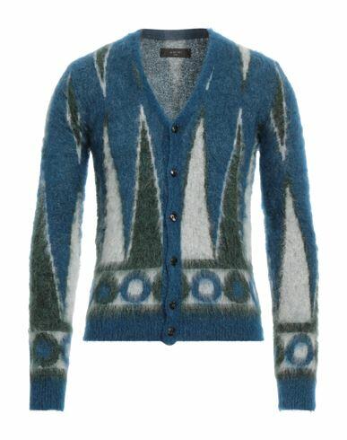 Amiri Man Cardigan Blue Mohair wool, Polyamide, Alpaca wool, Wool Cover