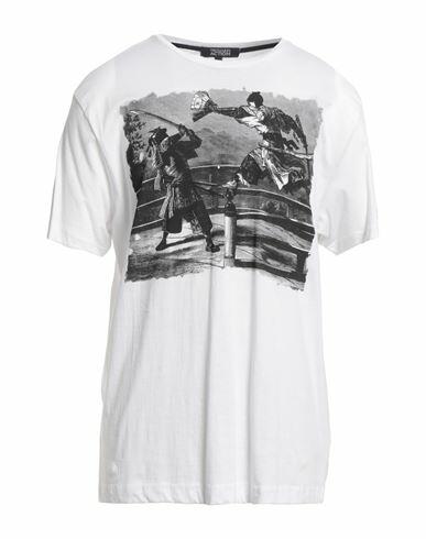 Trussardi Action Man T-shirt White Cotton Cover