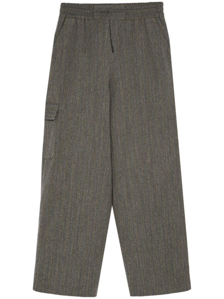 Yves Salomon drawstring cargo trousers - Grey Cover