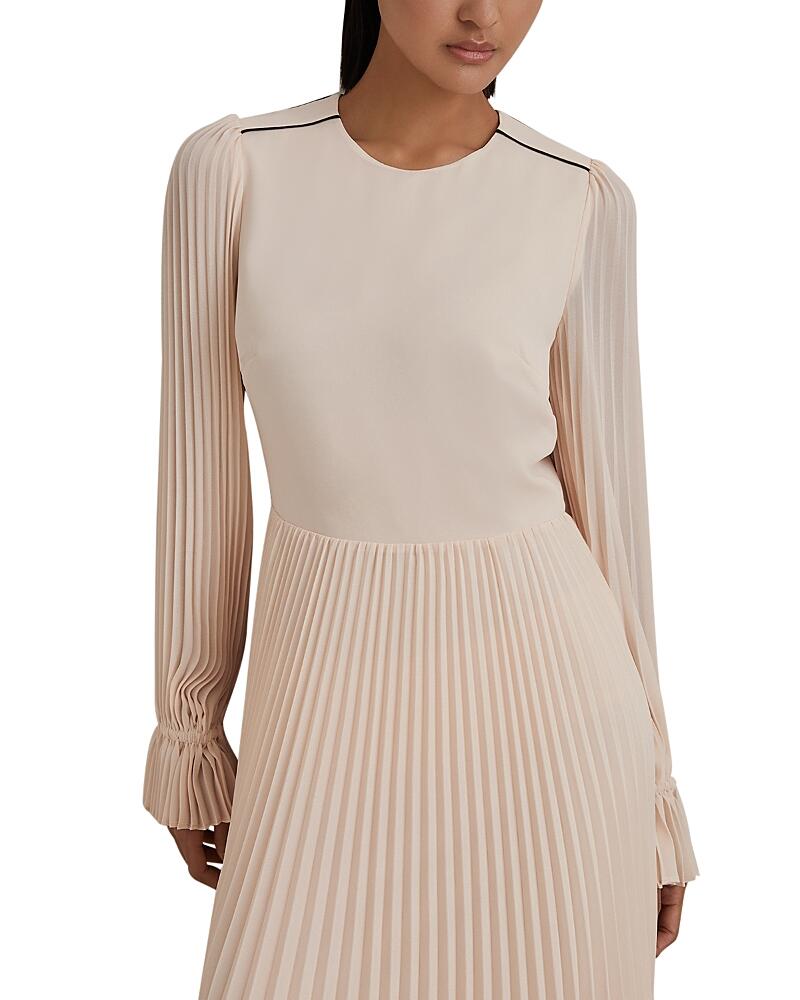 Reiss Priya Pleated Midi Dress Cover