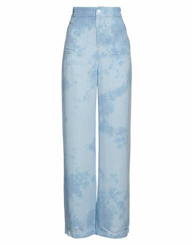 Bella Dahl Woman Pants Sky blue Lyocell Cover