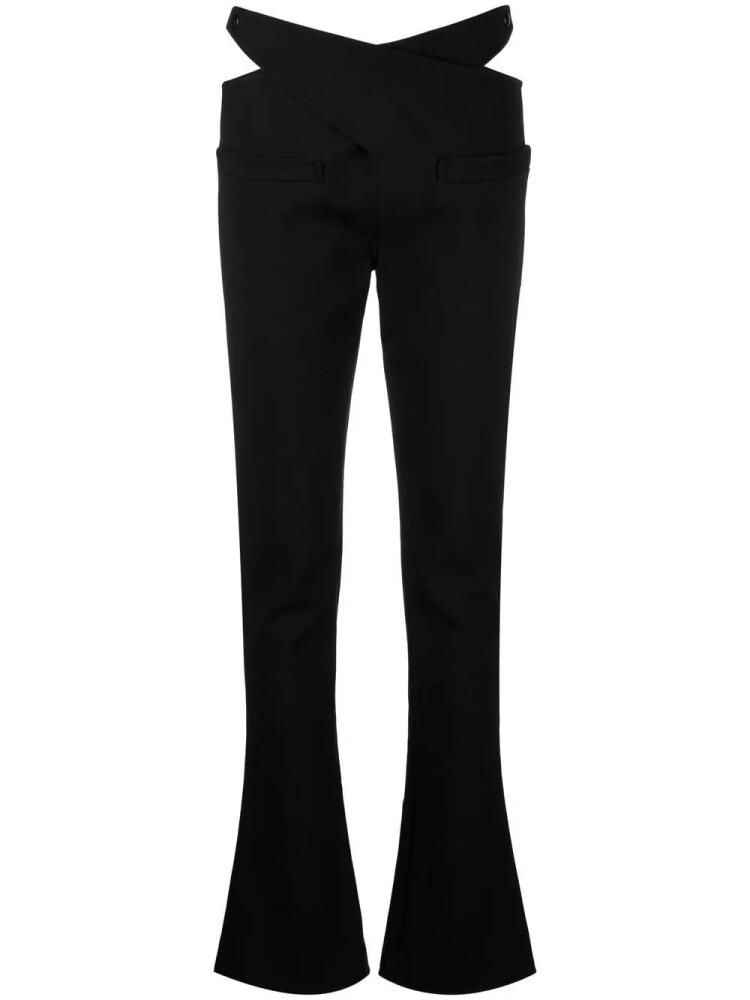 Courrèges cut-out detail trousers - Black Cover