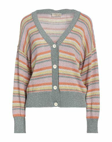 Momoní Woman Cardigan Pink Viscose, Polyester Cover