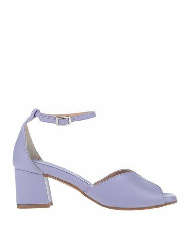 Loretta Pettinari Woman Sandals Lilac Soft Leather Cover