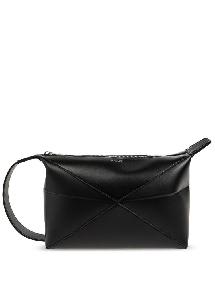 LOEWE Puzzle Fold wash bag - Black Cover