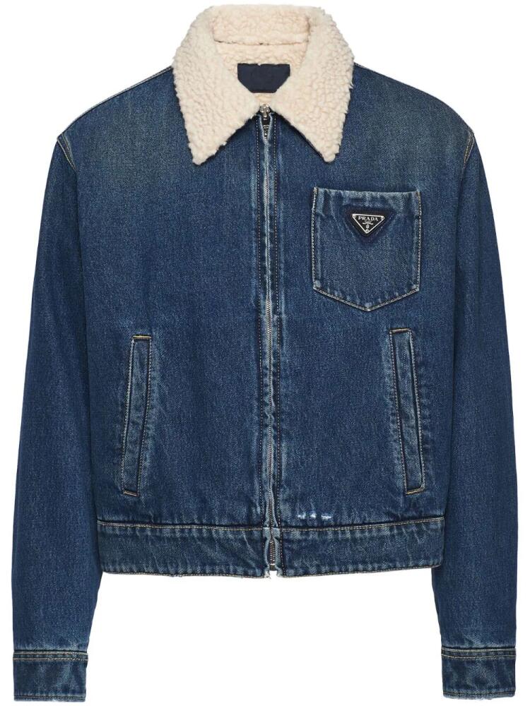 Prada padded denim jacket - Blue Cover