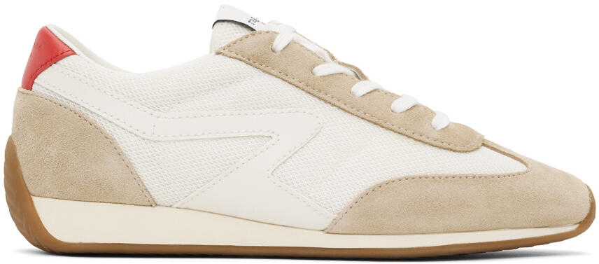 rag & bone Off-White & Beige Retro Runner Slim Sneakers Cover