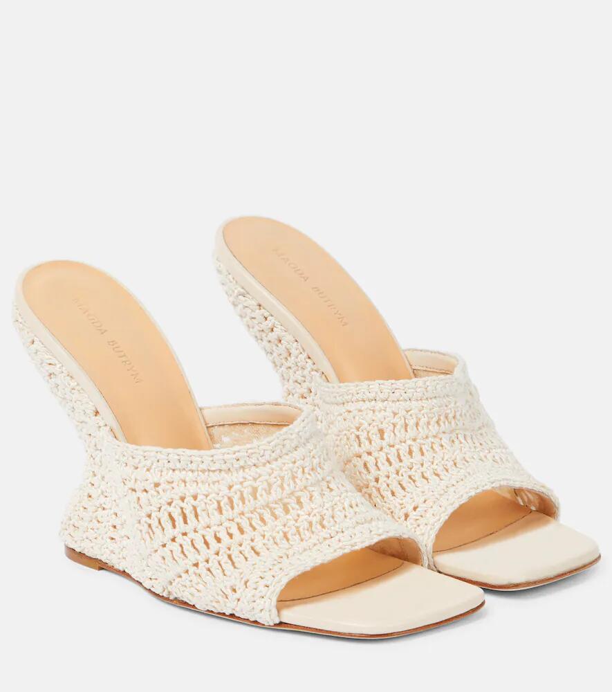 Magda Butrym Crochet wedge sandals Cover