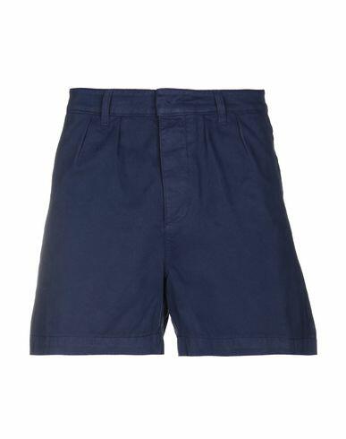 Paura Man Shorts & Bermuda Shorts Blue Cotton Cover