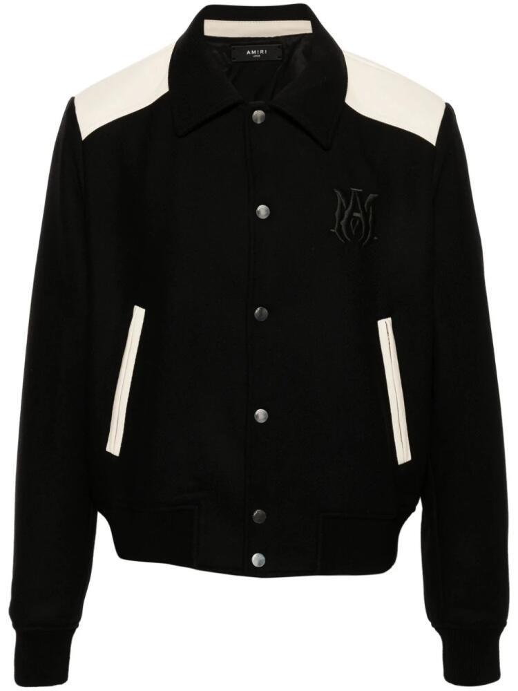 AMIRI Ma Band logo-embroidered jacket - Black Cover