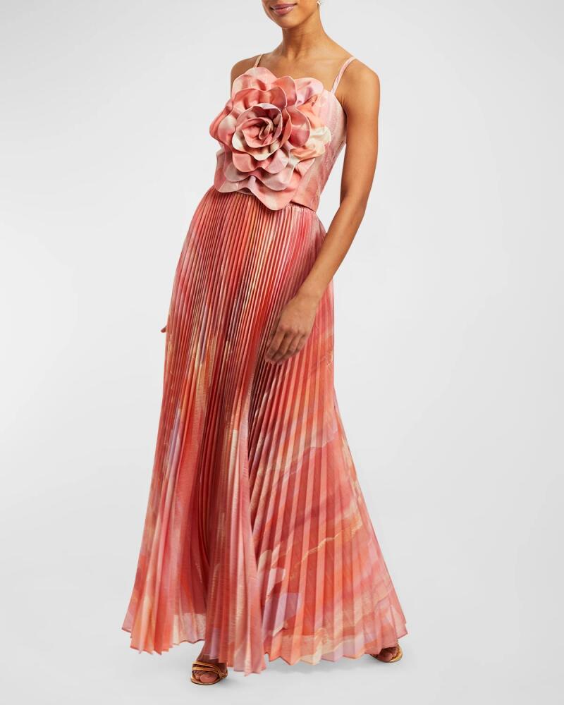 Mestiza New York Dominique Pleated A-Line Convertible Gown Cover