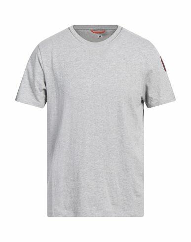 Parajumpers Man T-shirt Light grey Cotton Cover