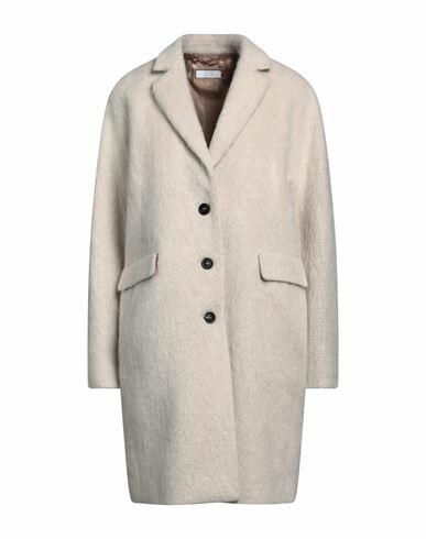 Peserico Easy Woman Coat Cream Wool, Polyamide, Mohair wool, Alpaca wool Cover