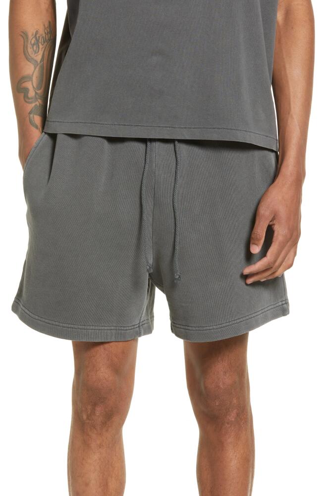 Elwood Core Organic Cotton Brushed Terry Sweat Shorts in Grey Cover