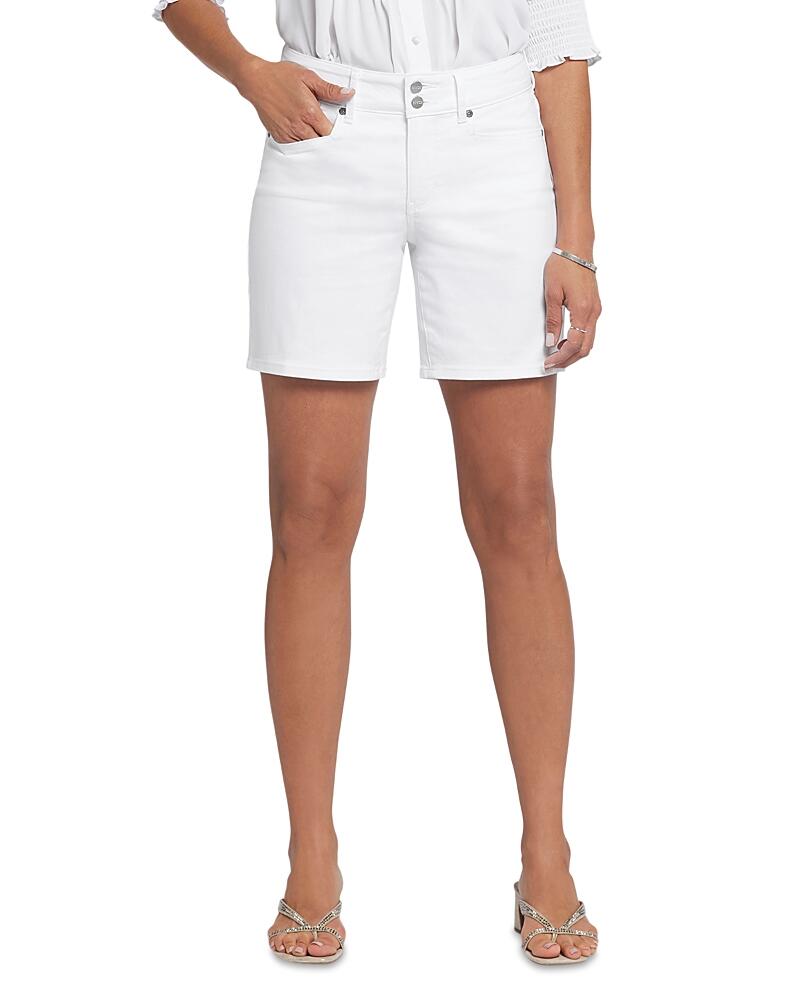 Nydj Frankie Relaxed Jean Shorts in Optic White Cover