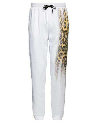 Roberto Cavalli Man Pants White Cotton Cover