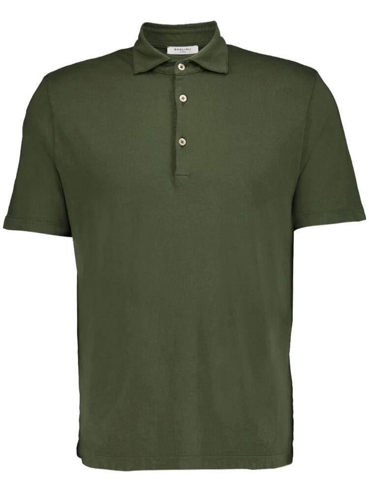 Boglioli short-sleeve polo shirt - Green Cover