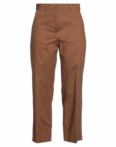 Diana Gallesi Woman Pants Brown Cotton Cover