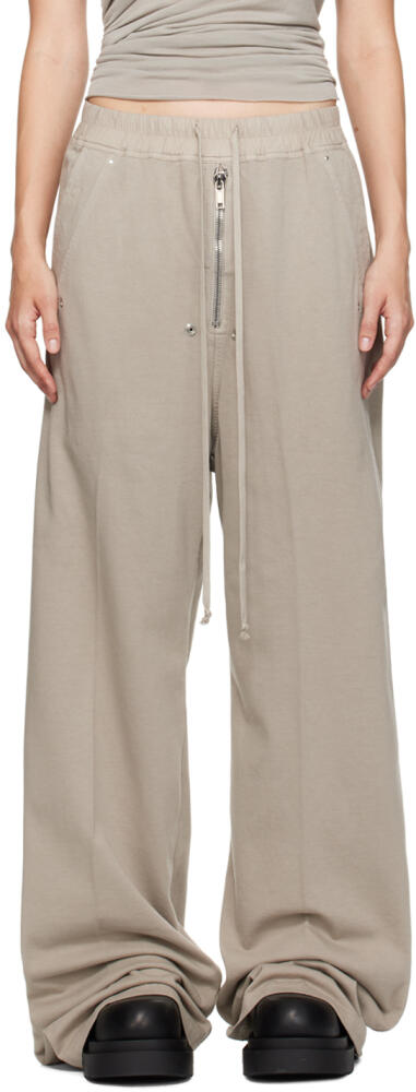 Rick Owens DRKSHDW Gray Porterville Geth Belas Lounge Pants Cover