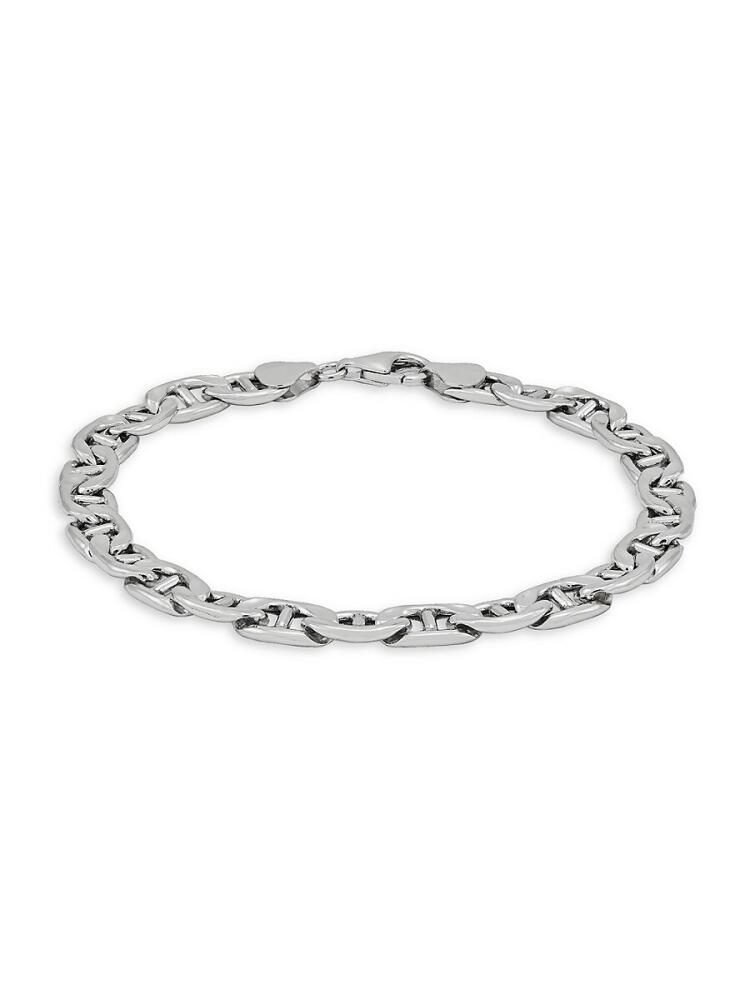 Saks Fifth Avenue Made in Italy Men's Sterling Silver Mariner Chain Bracelet Cover