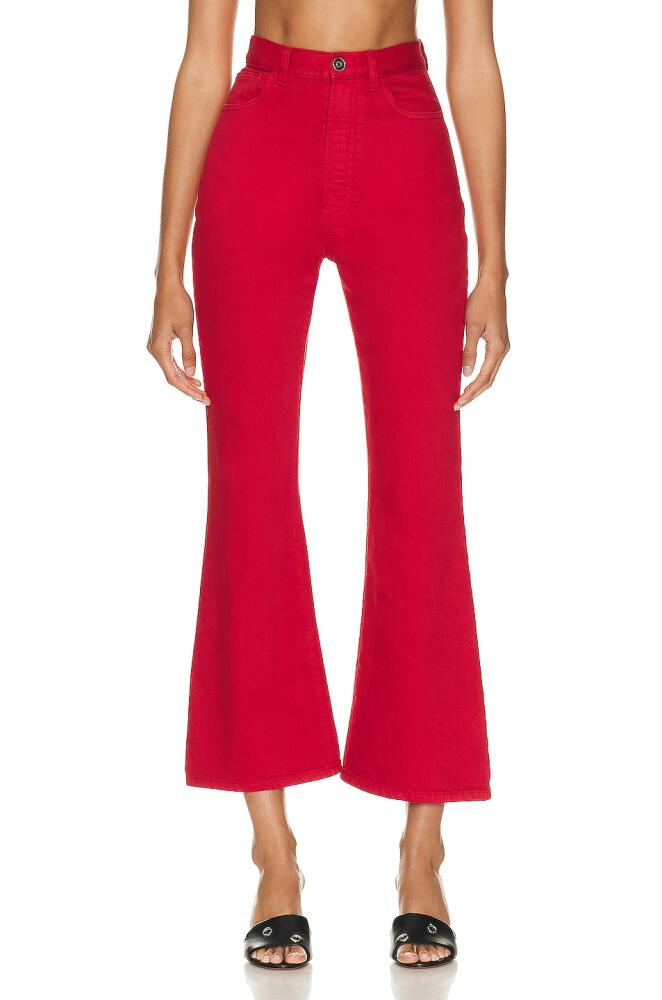 ALAÏA Bootcut in Red Cover