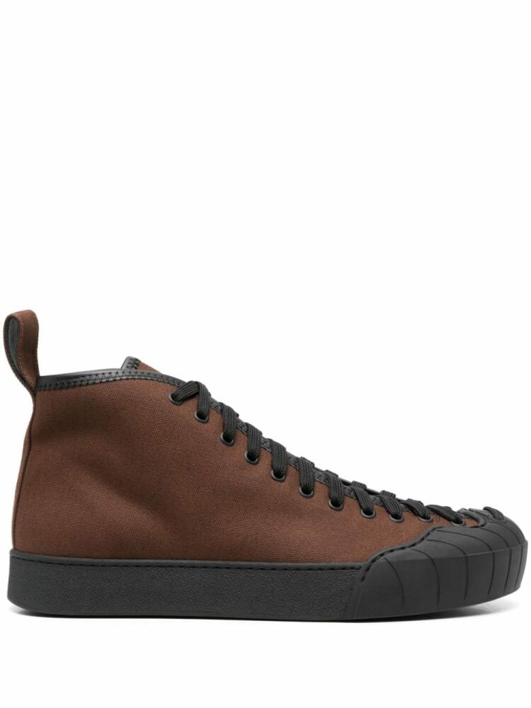 Sunnei ISI high-top sneakers - Brown Cover