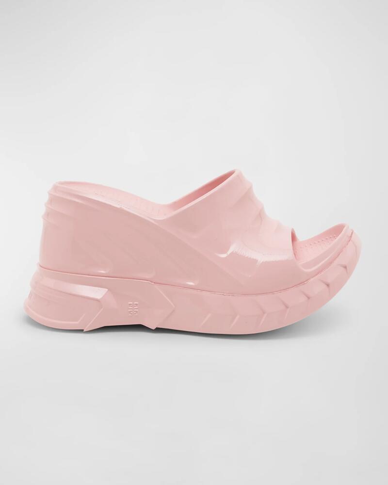 Givenchy Marshmallow Rubber Wedge Slide Sandals Cover