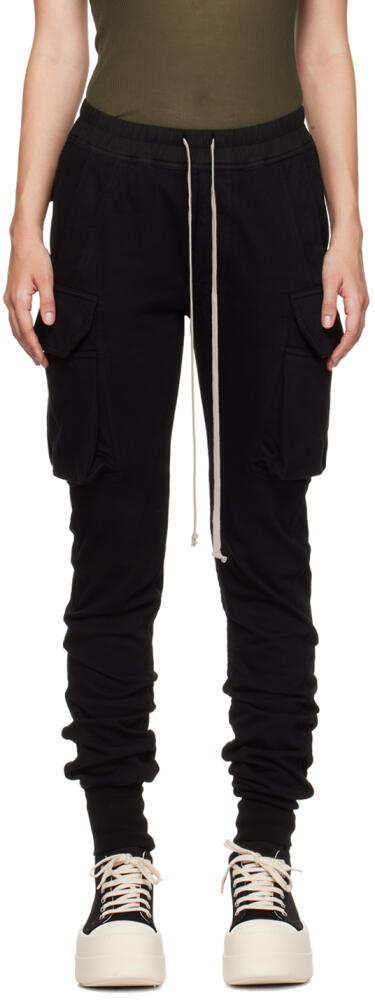 Rick Owens DRKSHDW Black Porterville Mastodon Cut Lounge Pants Cover