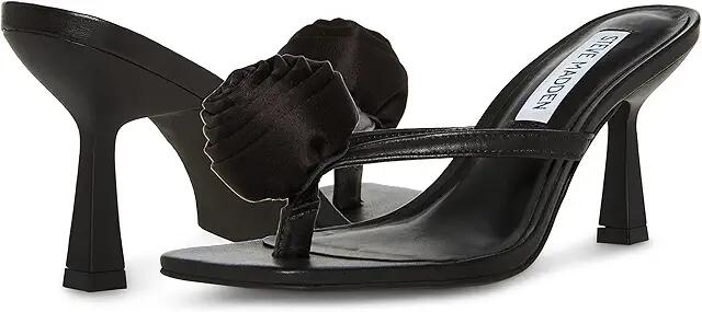 Steve Madden Jannie Heeled Sandal (Black) Women's Shoes Cover