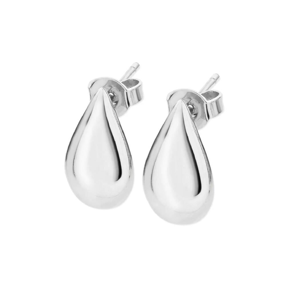 Lucy Quartermaine Large Tear Drop Studs in Sterling Silver Cover