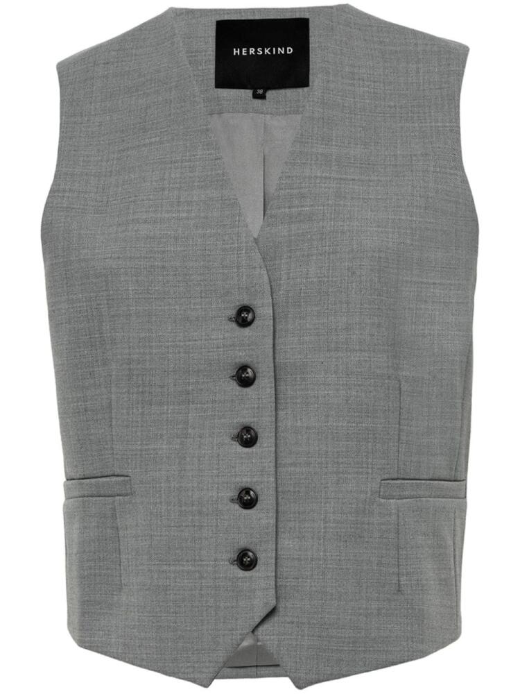 HERSKIND Mister vest - Grey Cover