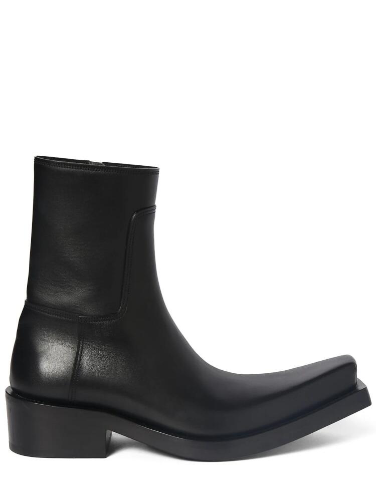 BALENCIAGA Santiago Leather Boots Cover