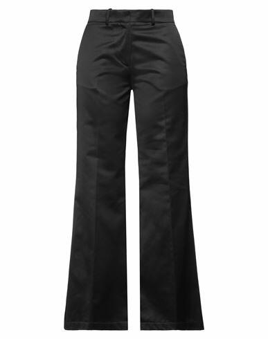 Nude Woman Pants Black Cotton, Viscose Cover