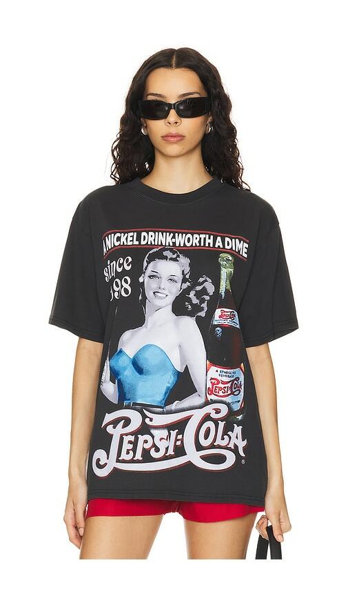 Philcos Pepsi Since 1898 Boxy Tee in Black Cover