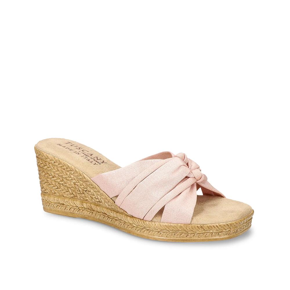 Easy Street Ghita Wedge Sandal | Women's | Light Pink Cover