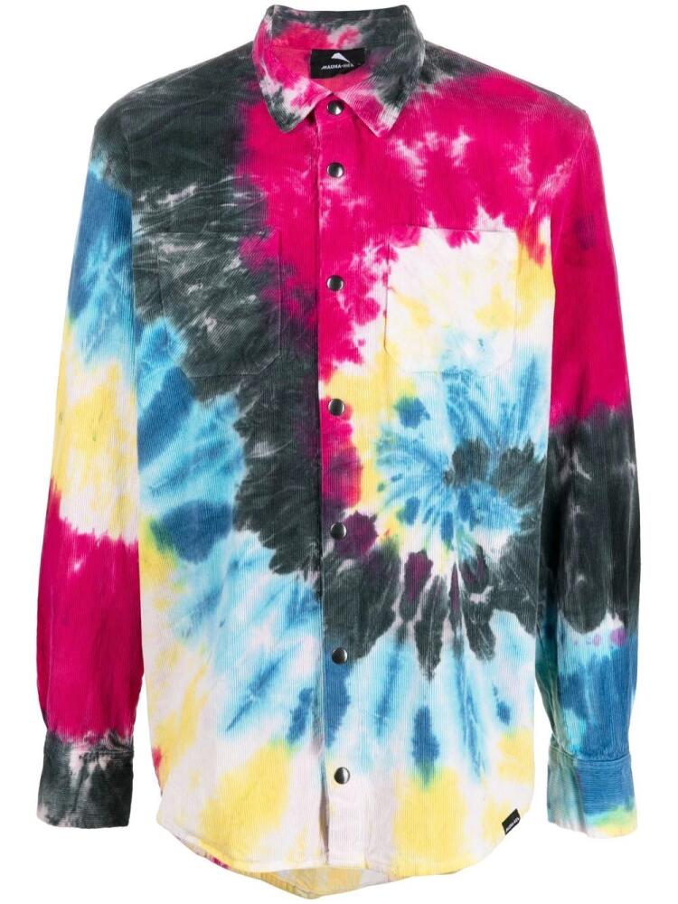 Mauna Kea tie-dye corduroy shirt - Pink Cover