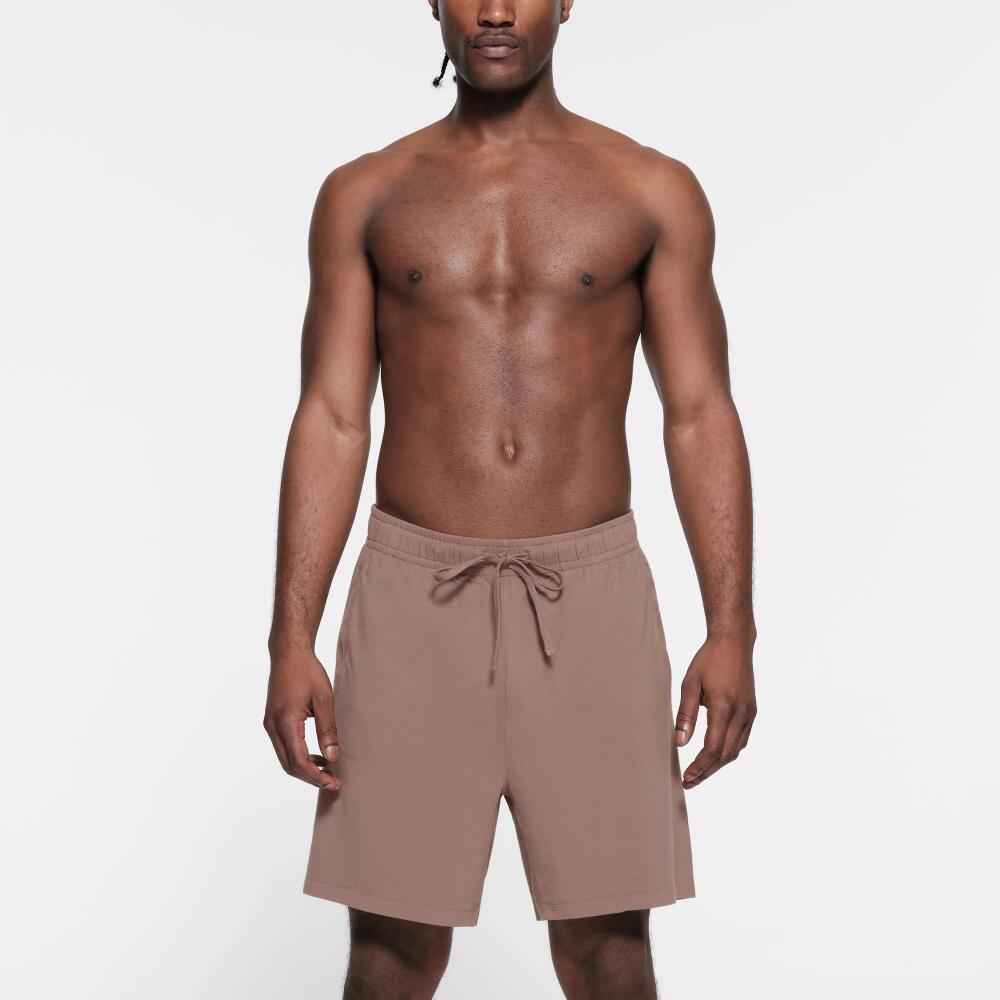 SKIMS Mens Relaxed Short | Deep Neutral | 2XL | Jersey Lounge Cover