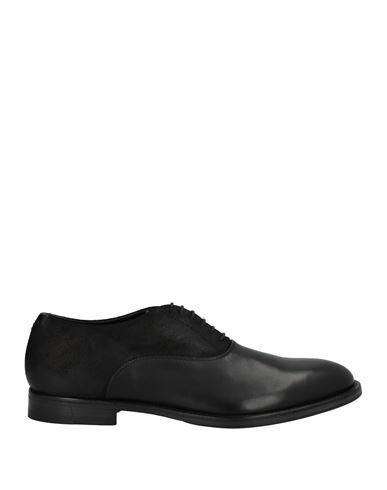 Alberto Fasciani Man Lace-up shoes Black Calfskin Cover