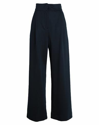 Max & co. Saronno Woman Pants Navy blue Polyester, Cotton Cover