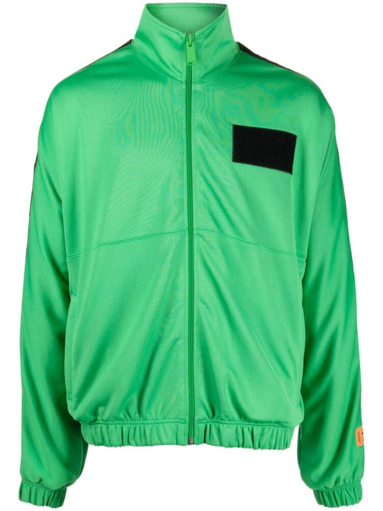 Heron Preston Tracktop zipped jacket - Green Cover