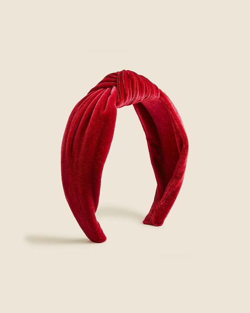 J.Crew Velvet knot headband Cover