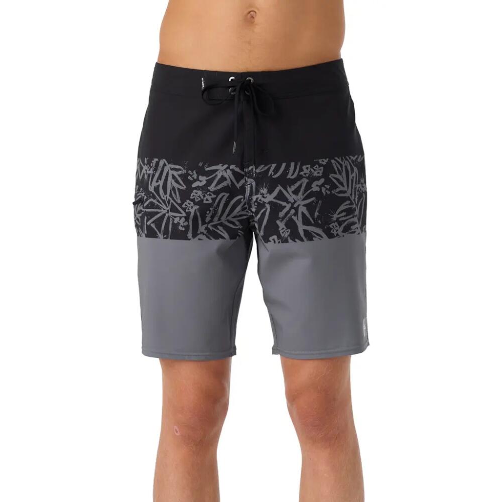 O'Neill Hyperfreak Heat Block Swim Trunks in Grey Cover